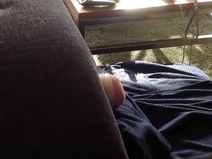 Sex toy humping fuck cum inside again